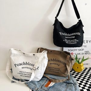 Morning Blossom Canvas Bags