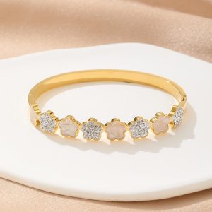 Luminous Petal Bangle